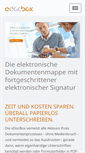 Mobile Screenshot of edocbox.de